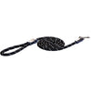 Rogz Classic Large Rope Dog Lead Black*~*-Habitat Pet Supplies