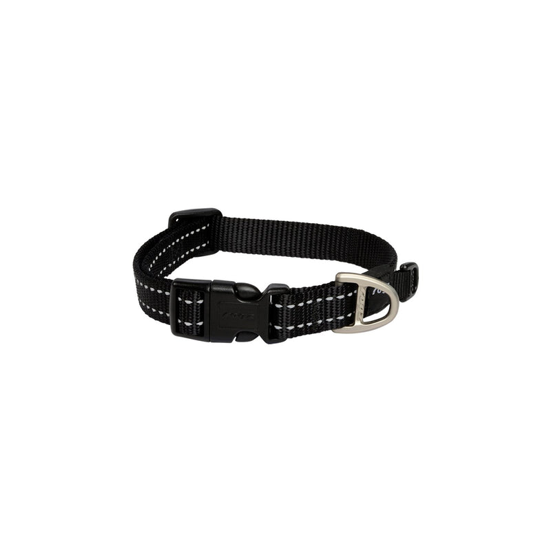 Rogz Classic Medium Dog Collar Black*~*-Habitat Pet Supplies