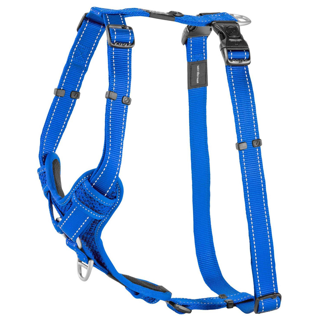 Rogz Control Dog Harness Blue Extra Large-Habitat Pet Supplies