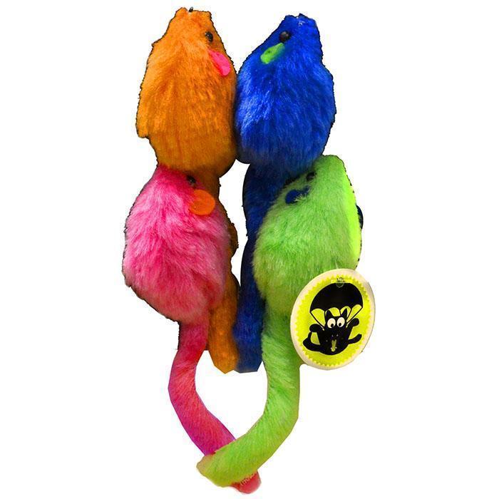 Scream Interactive Mice Cat Toy 4 Pack