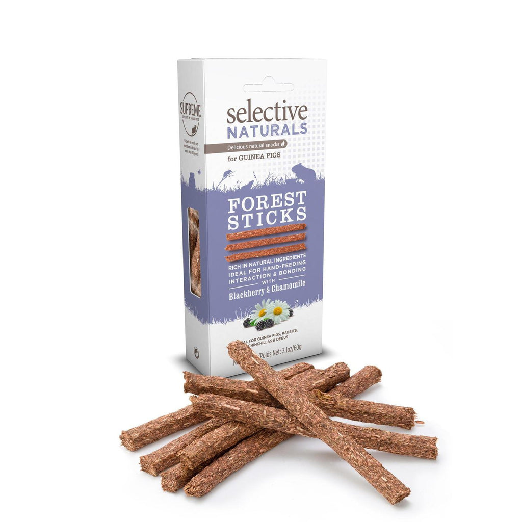 Supreme Selective Naturals Forest Sticks Guinea Pig Treats 60g-Habitat Pet Supplies