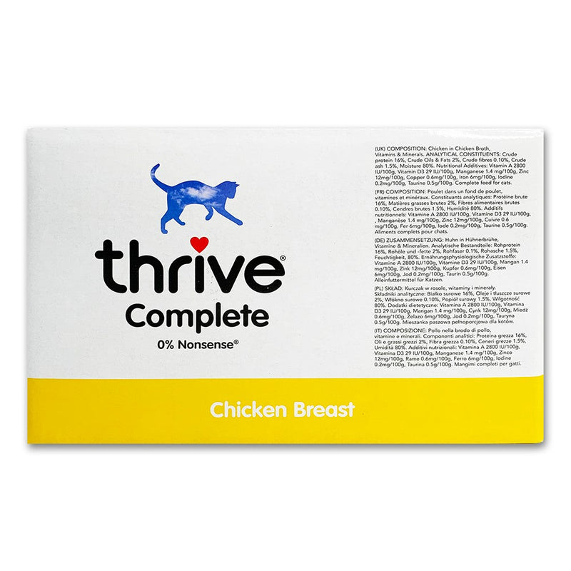 Thrive Chicken Breast Wet Cat Food 75g x 12^^^