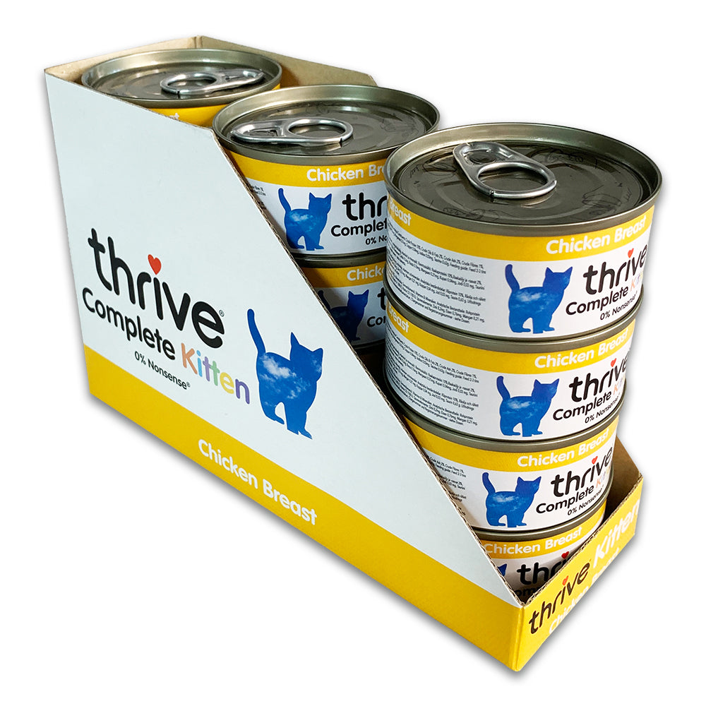 Thrive Chicken Breast Wet Kitten Food 75g x 12^^^-Habitat Pet Supplies