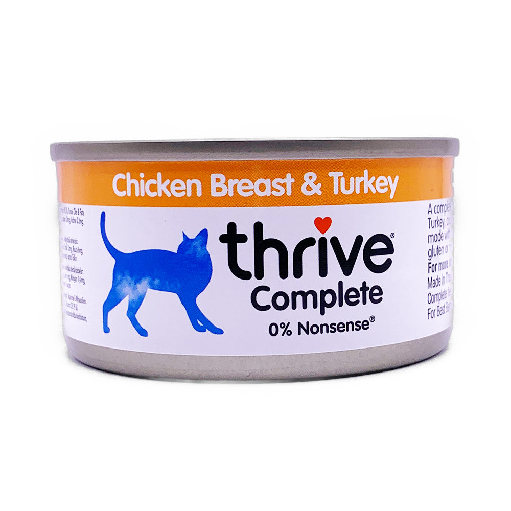 Thrive Chicken and Turkey Wet Cat Food 75g^^^-Habitat Pet Supplies