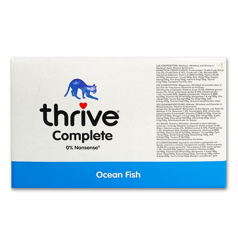 Thrive Ocean Fish Wet Cat Food 75g x 12^^^