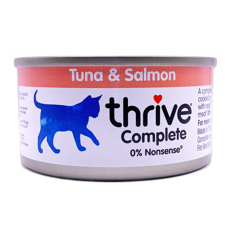 Thrive Tuna and Salmon Wet Cat Food 75g x 12^^^