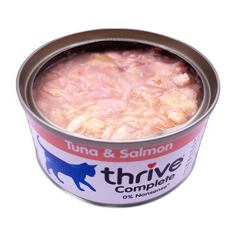 Thrive Tuna and Salmon Wet Cat Food 75g x 12^^^