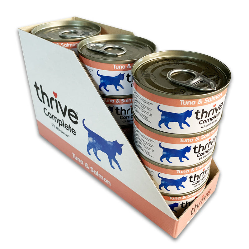 Thrive Tuna and Salmon Wet Cat Food 75g x 12^^^-Habitat Pet Supplies