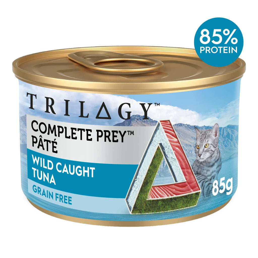 Trilogy Complete Prey Pate Tuna Cat Wet Food 85g x 24***-Habitat Pet Supplies