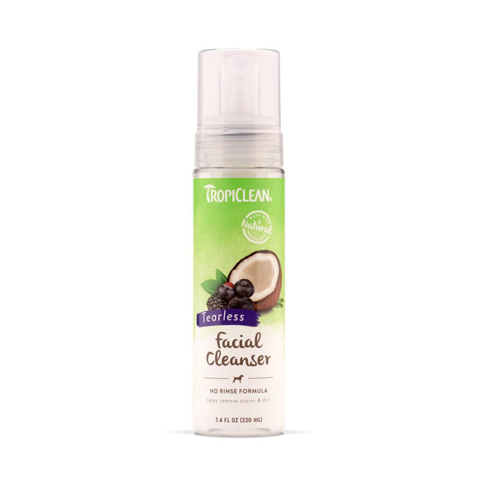 Tropiclean Facial Cleanser 220ml-Habitat Pet Supplies