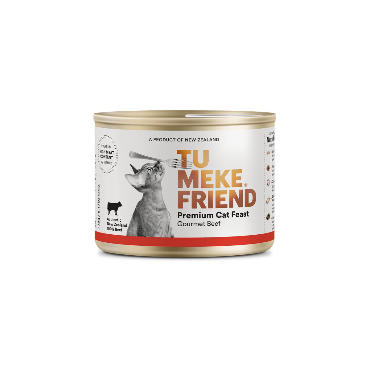 Tu Meke Friend Wet Gourmet Feast Beef Cat Food 175g Habitat Pet