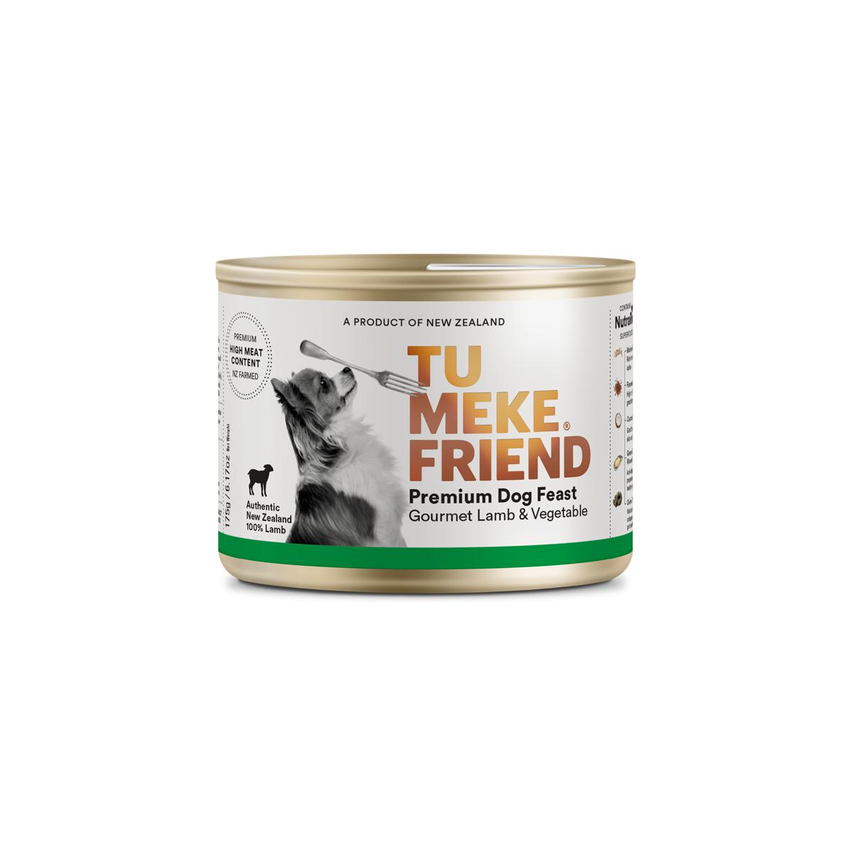 Tu Meke Friend Wet Gourmet Feast Lamb and Vegetable Dog Food 175g