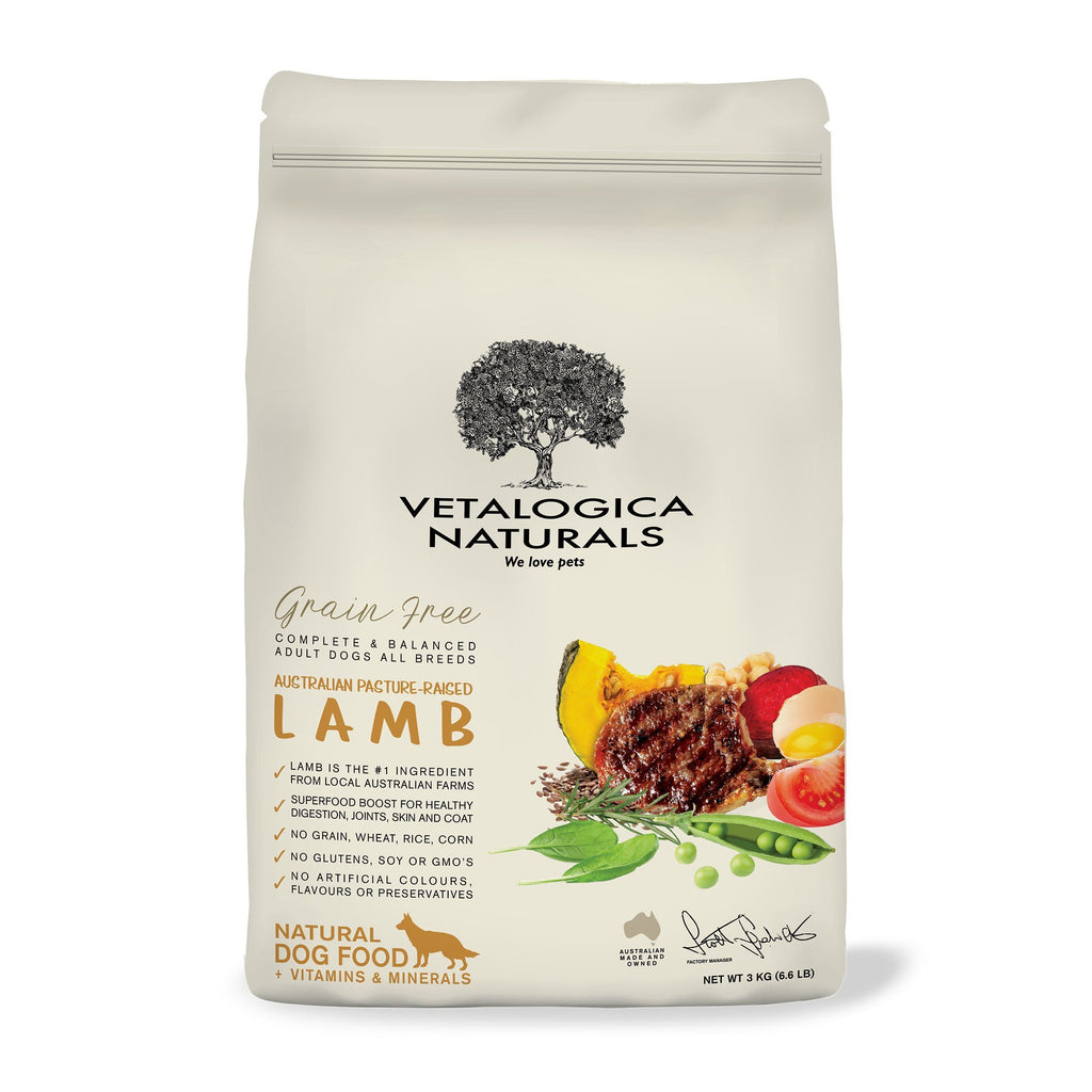 Vetalogica Naturals Grain Free Lamb Dry Dog Food 13kg-Habitat Pet Supplies