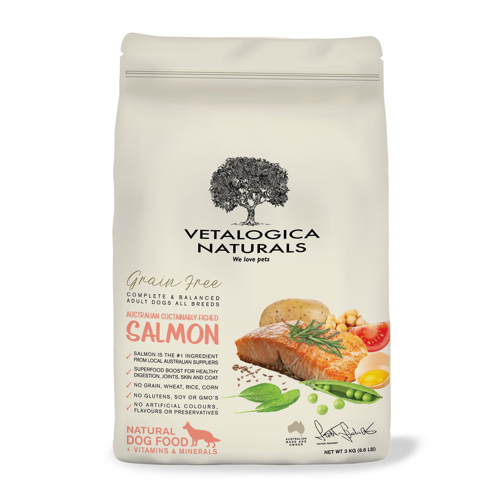 Vetalogica Naturals Grain Free Salmon Dry Dog Food 13kg-Habitat Pet Supplies