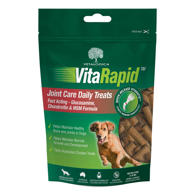 Vetalogica VitaRapid Joint Care Daily Dog Treats 210g-Habitat Pet Supplies