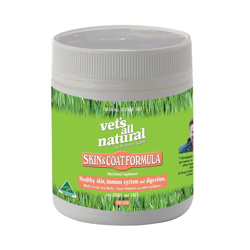 Vets All Natural Skin and Coat Formula 250g*-Habitat Pet Supplies