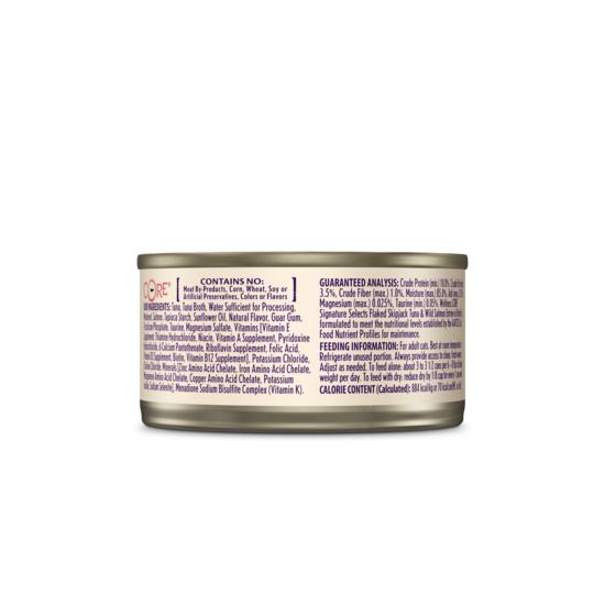 Wellness CORE Signature Selects Flaked Skipjack Tuna wth Wild Salmon Entrée Wet Cat Food 79g