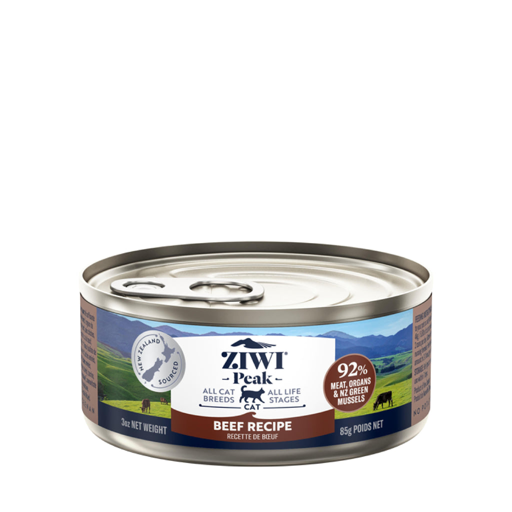 ZIWI Peak Wet Beef Recipe Cat Food 85g^^^-Habitat Pet Supplies