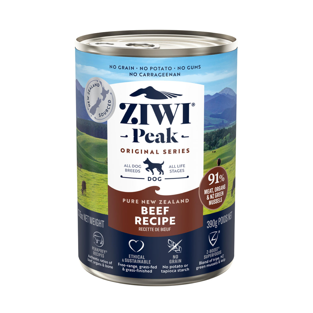 ZIWI Peak Wet Beef Recipe Dog Food 390g x 12^^^-Habitat Pet Supplies