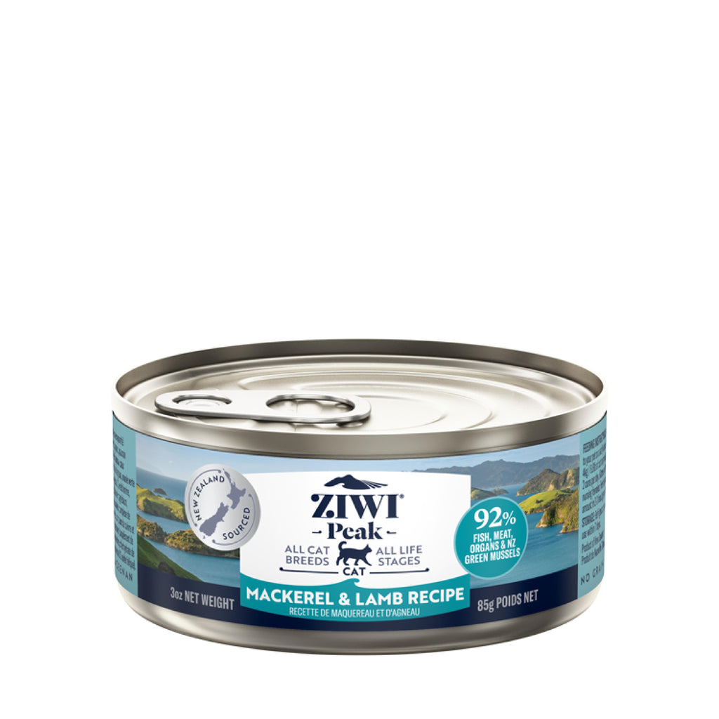 ZIWI Peak Wet Mackerel and Lamb Recipe Cat Food 85g^^^-Habitat Pet Supplies